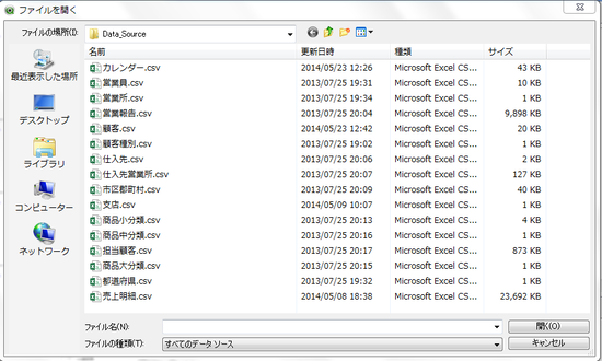 Qlikview 選択数 全体数を表示したチャート