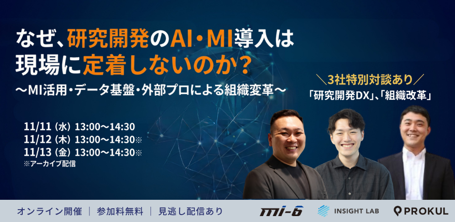 11月11日(水)、12日（木）、13日（金）13:00~14:30にエンファクトリー、MI-6との共催セミナーを開催いたします。