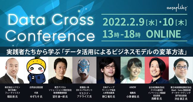 DATAFLUCT、オンラインイベント「Data Cross Conference」を開催へ