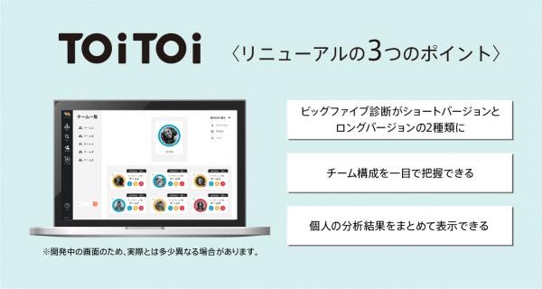 クラウドマネジメントツール「TOITOI」、もっと使いやすく便利に